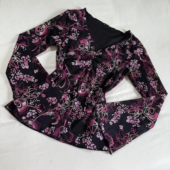 Tops - pink floral fairy top